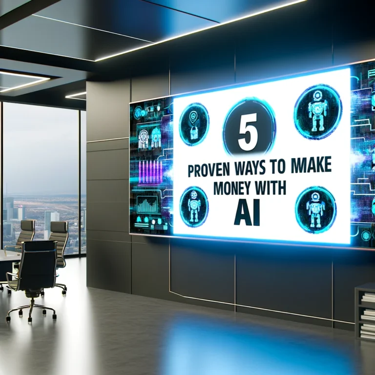 5 Proven Ways to Make Money With AI